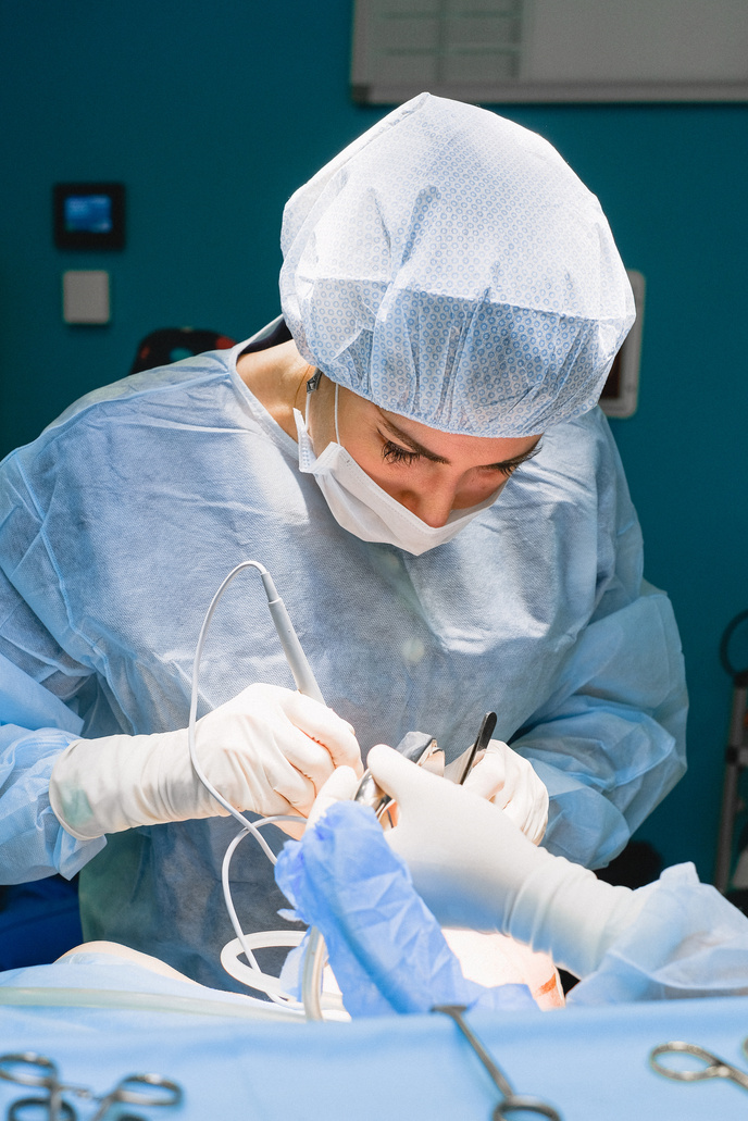 Surgeon During Surgery